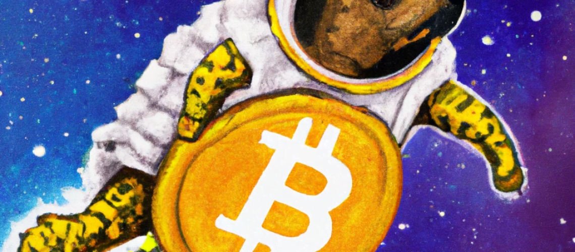 honey badger bitcoin digital art